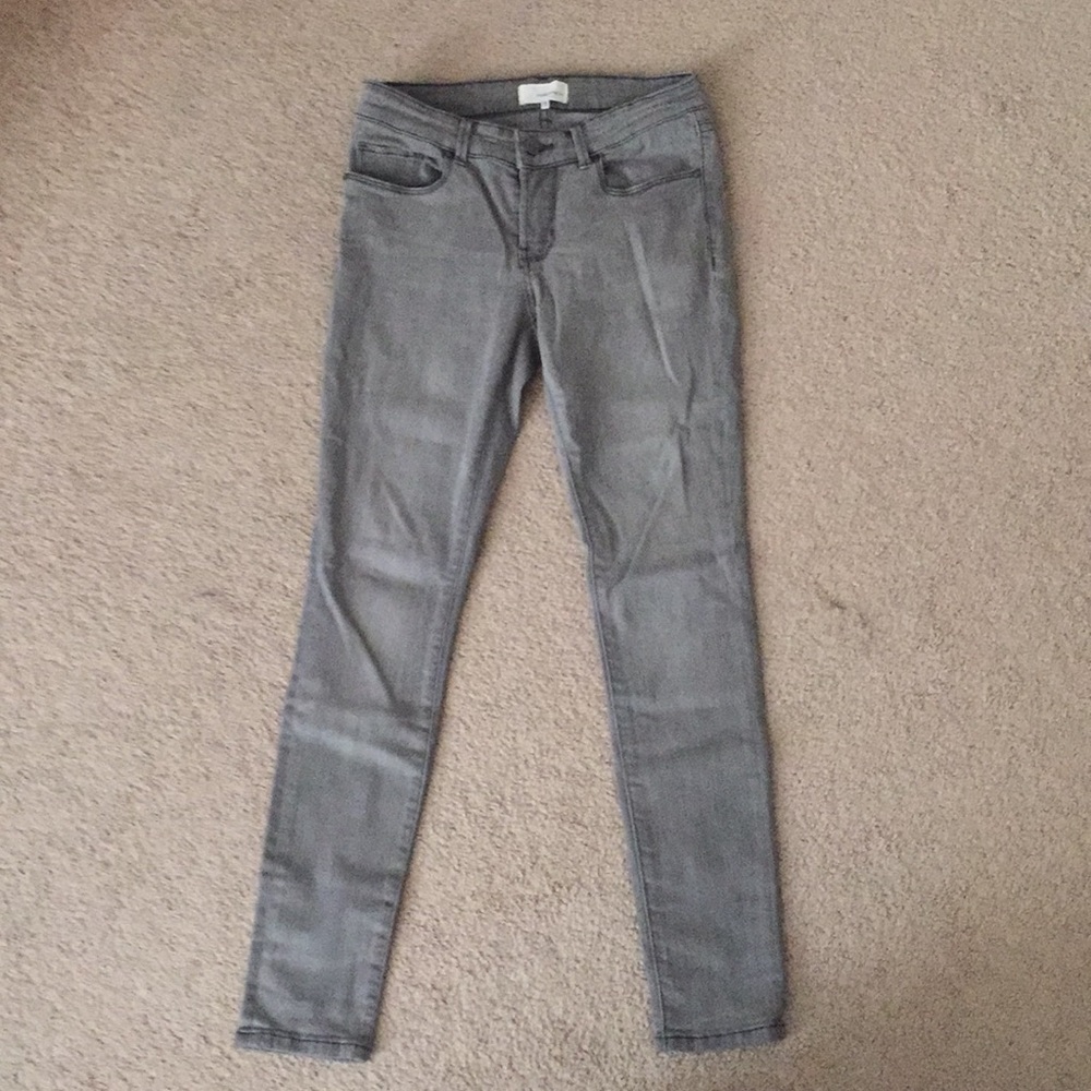 Halogen Gray Mid-Rise Skinny Jeans - 26P